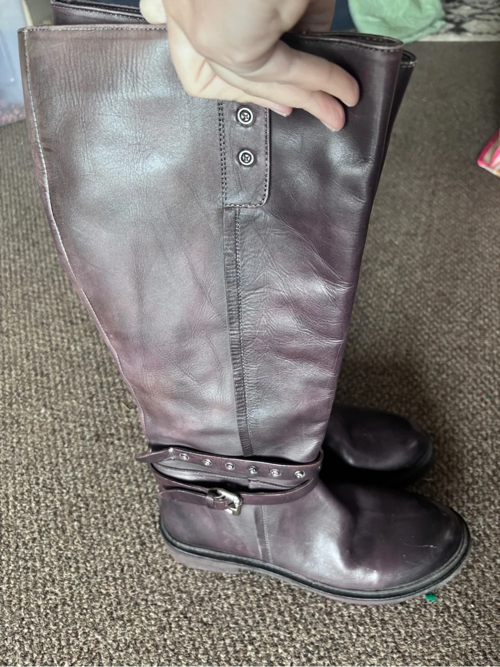 Vintage Foundry Co Classic Leather Riding Boots - Brown